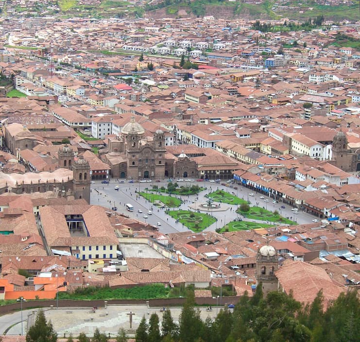 The Plaza de Armas and Cathedral, Cusco