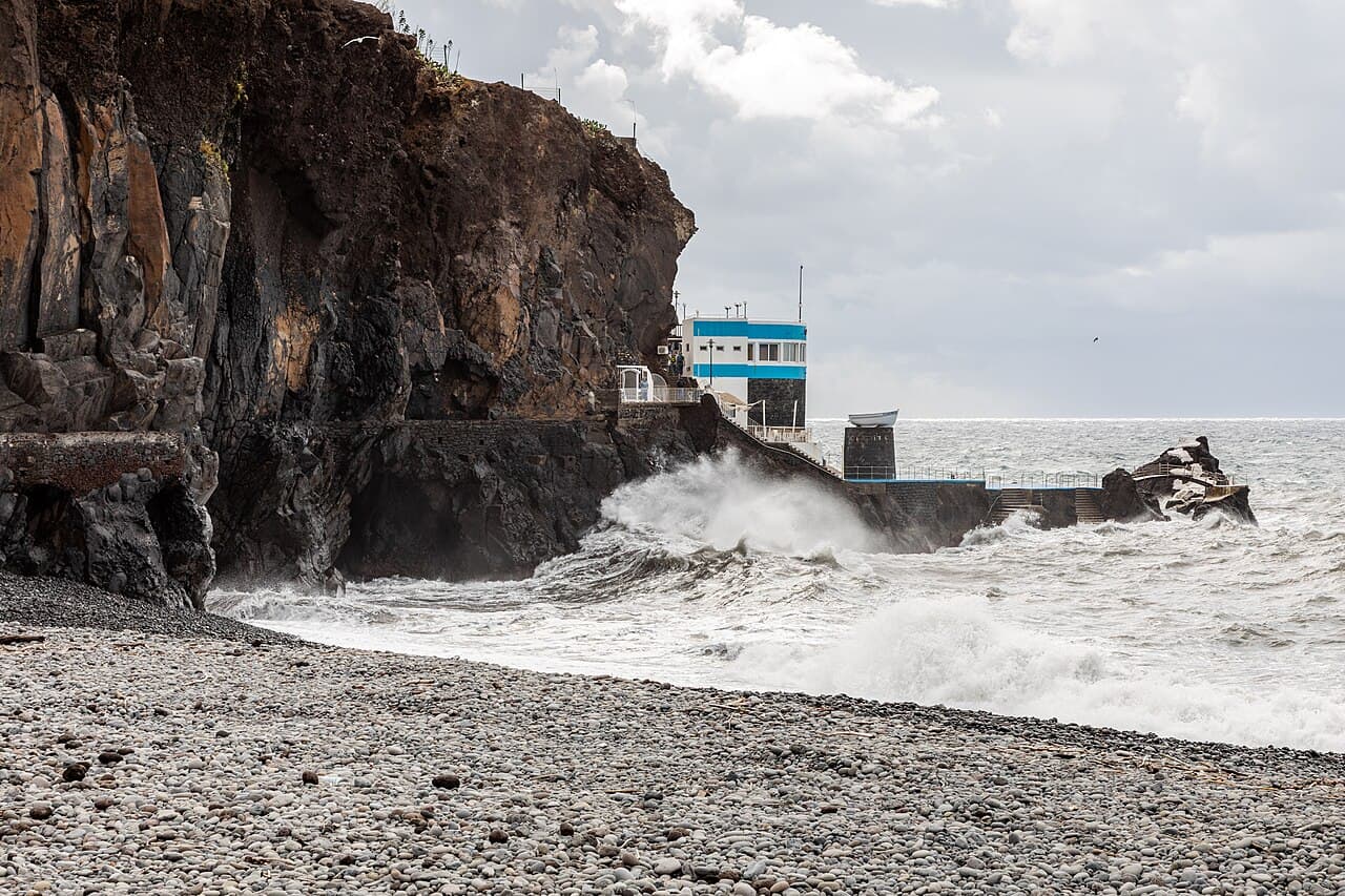 Praia Formosa beach, Funchal