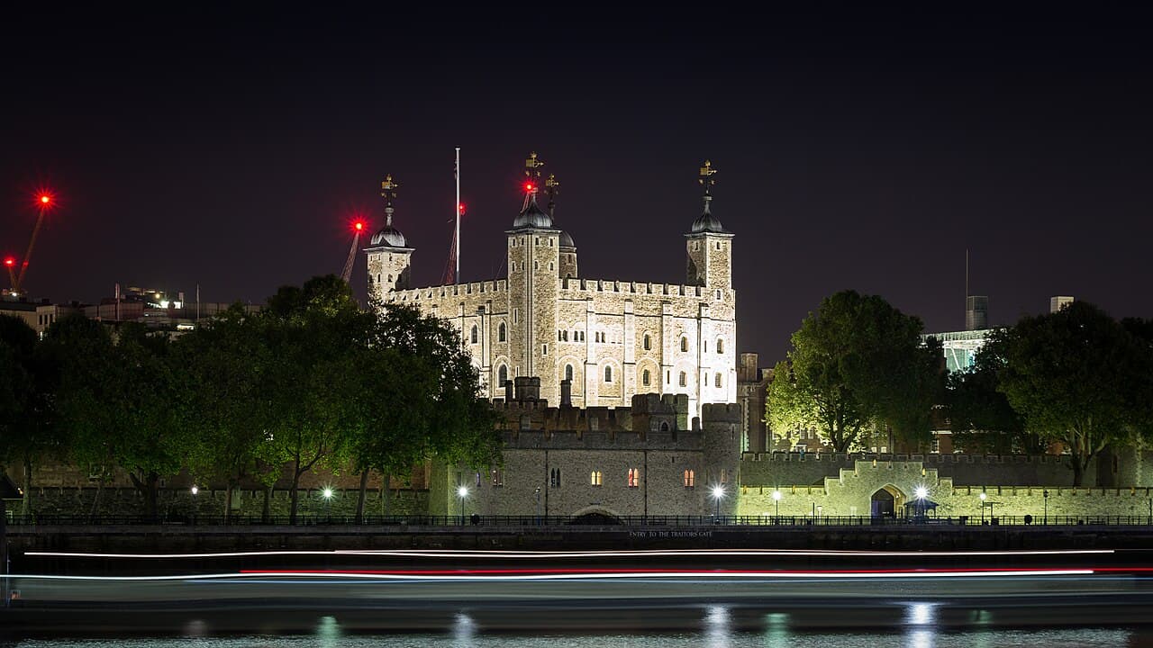 The White Tower at the Tower of London