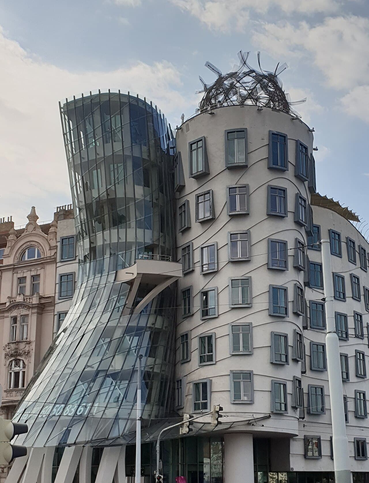 The Dancing House by the Vltava, Prague