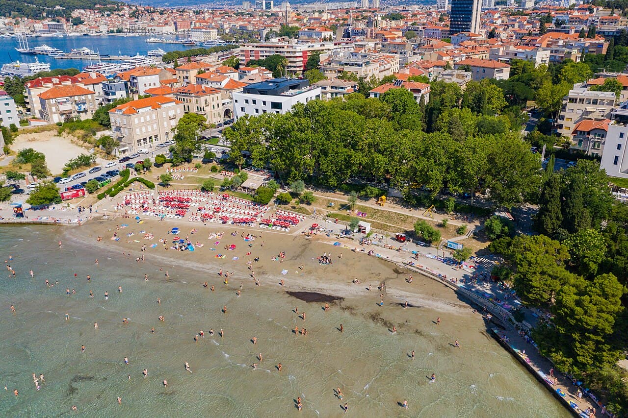 Bačvice beach, Split
