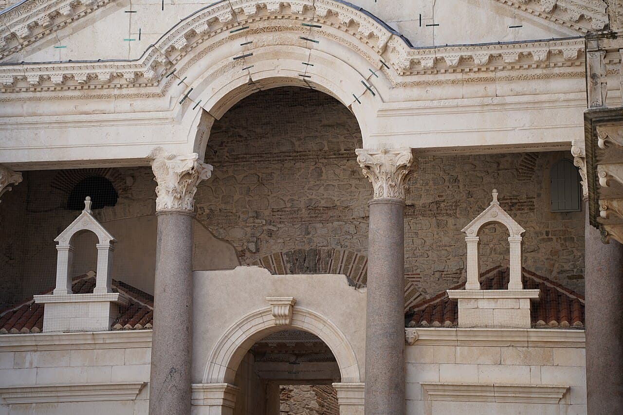 The Peristyle of Diocletian's Palace, Split