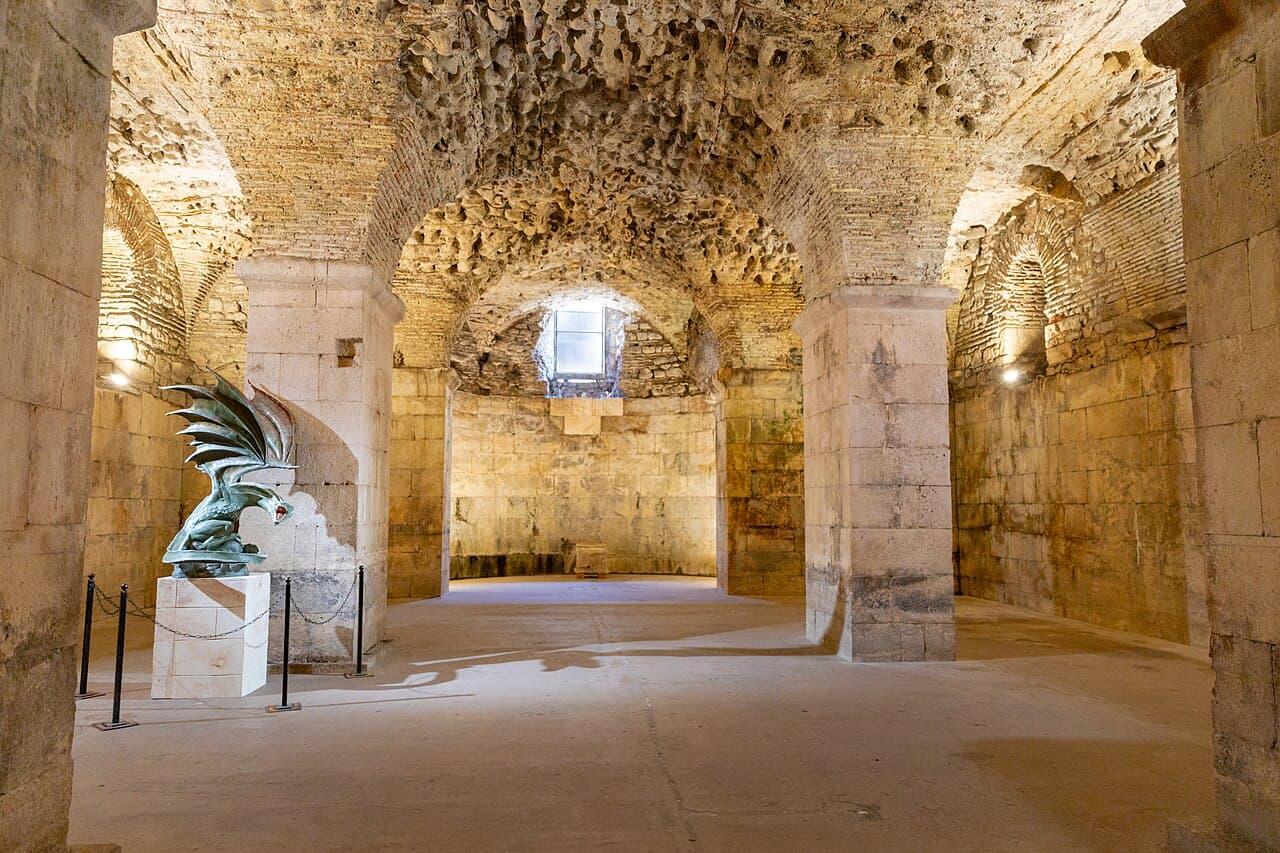 The Roman substructures of Diocletian's Palace, Split