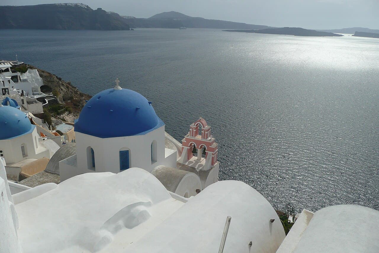 Streets of Imerovigli & Firostefani, Santorini