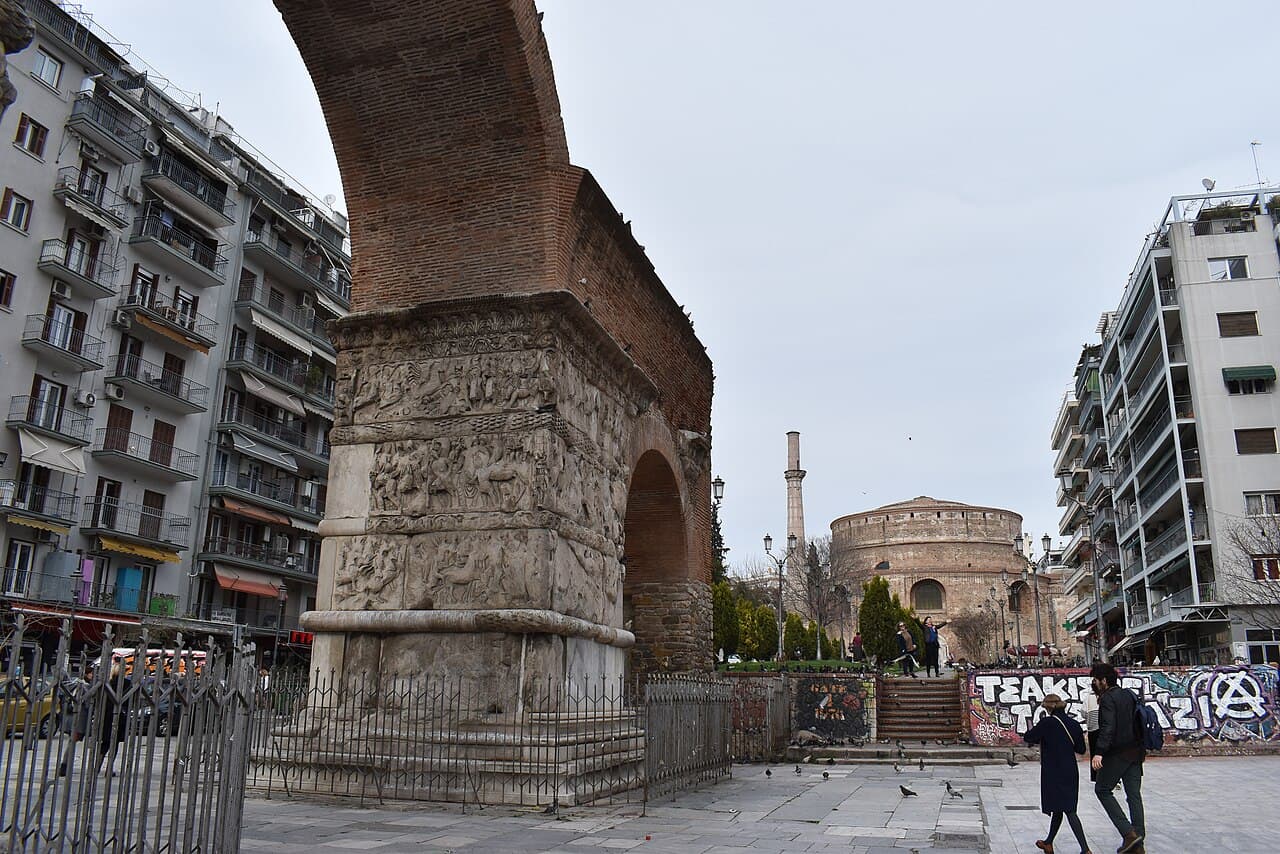 Streets of Kamara & the University quarter, Thessaloniki