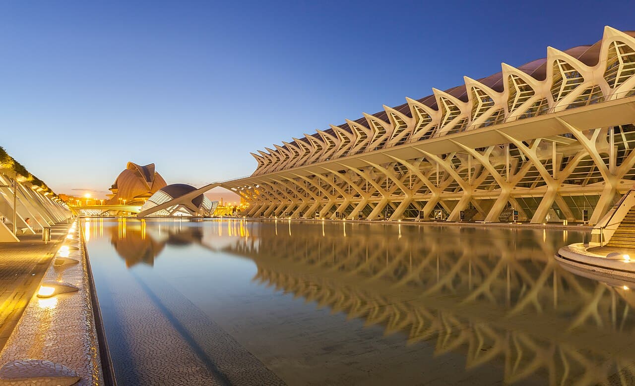 Streets of City of Arts & Turia, Valencia